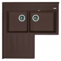 Кухонная мойка Florentina Adria мокко 20.380.L0960.303 Кухонная мойка Florentina Adria мокко 20.380.L0960.303