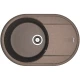 Кухонная мойка Flortek Дафна коричневый 23.030.С0760.105