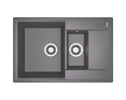 Кухонная мойка Flortek Консул грей 23.025.D0760.305