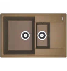 Кухонная мойка Flortek Консул капучино 23.025.D0760.306