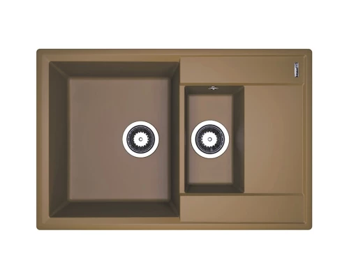 Кухонная мойка Flortek Консул капучино 23.025.D0760.306