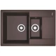 Кухонная мойка Flortek Консул мокко 23.025.D0760.303