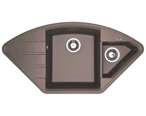 Кухонная мойка Flortek Крокус коричневый 23.040.E0980.105