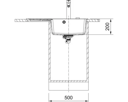 Кухонная мойка Fragranit Franke Centro CNG 611/211-78 TL белый 114.0639.718