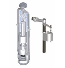 Арматура д/бачка с бок. под. 3/8+(1/2пер.) (Чехия)  ГАНЗЕР  (25/1шт)