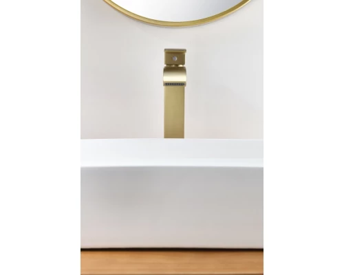 44112-S Смеситель од. для раковины-чаши (Мат. Золото) GANZER (10/1шт)