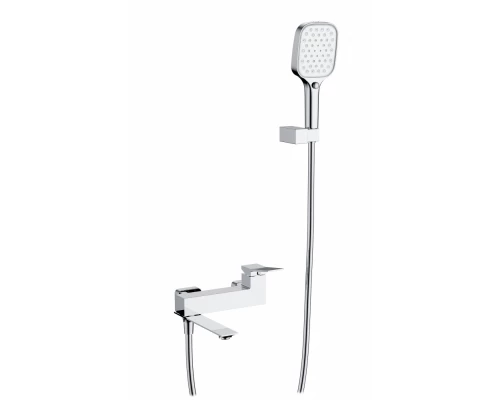 Смесители для ванны и душа из латуни с лейкой и шлангом Ganzer GZ05132 хром