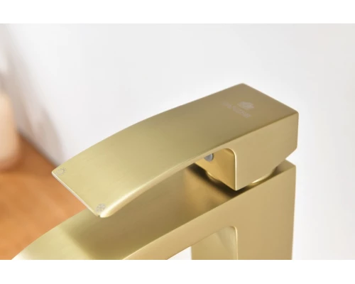 44112-S Смеситель од. для раковины-чаши (Мат. Золото) GANZER (10/1шт)