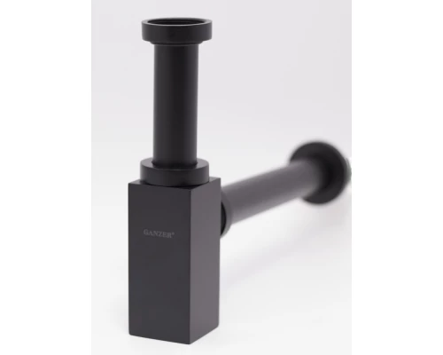 Сифон для раковины Ganzer A-6C черный