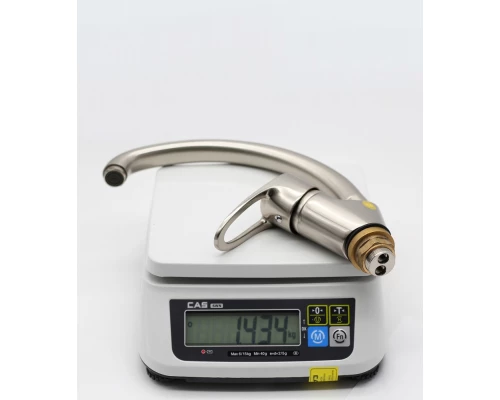 10021-G  Смеситель (САТИН) для кухни "GANZER"  (10/1шт)