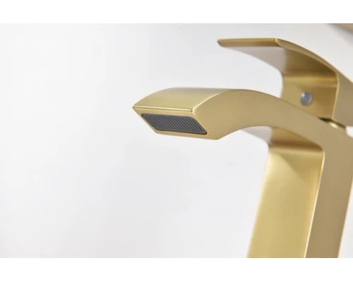 44112-S Смеситель од. для раковины-чаши (Мат. Золото) GANZER (10/1шт)