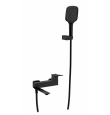 Смесители для ванны и душа из латуни с лейкой и шлангом Ganzer GZ05132-C черный