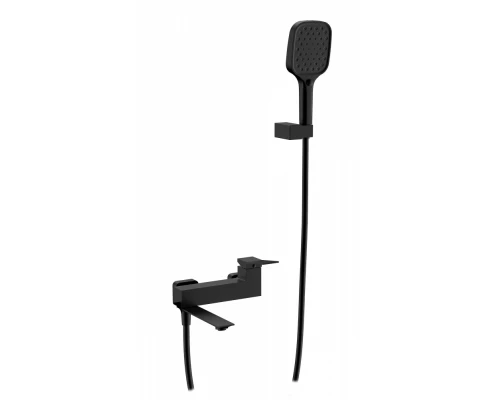 Смесители для ванны и душа из латуни с лейкой и шлангом Ganzer GZ05132-C черный