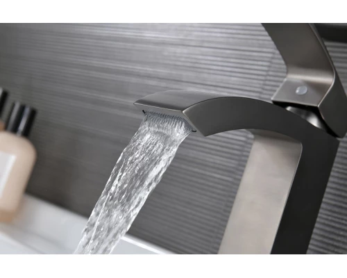 44111-Q Смеситель од. для раковины (ГРАФИТ) GANZER (10/1шт)