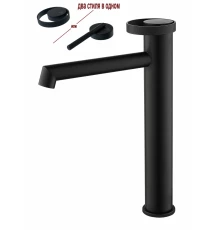 Смеситель однорычажный для раковины-чаши от бренда Ganzer  GZ19112-C черный