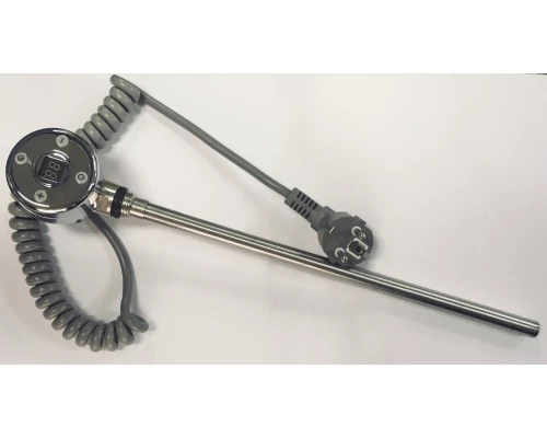 ТЭН для полотенцесушителя 300 Вт со встроенным термостатом и LCD дисплеем Ganzer GZ8201