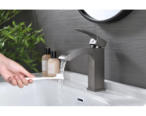 44111-Q Смеситель од. для раковины (ГРАФИТ) GANZER (10/1шт)