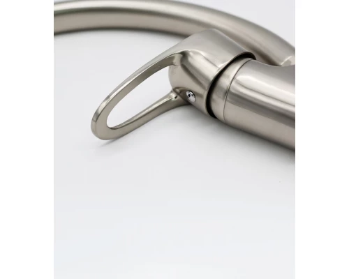 10021-G  Смеситель (САТИН) для кухни "GANZER"  (10/1шт)