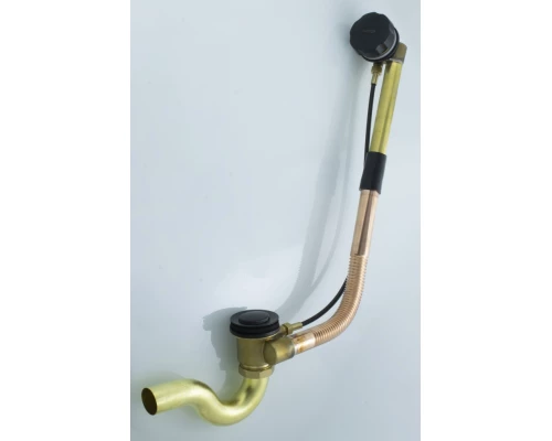 Слив-перелив для ванны полуавтомат GANZER GZ1277-C (F-1C) черный