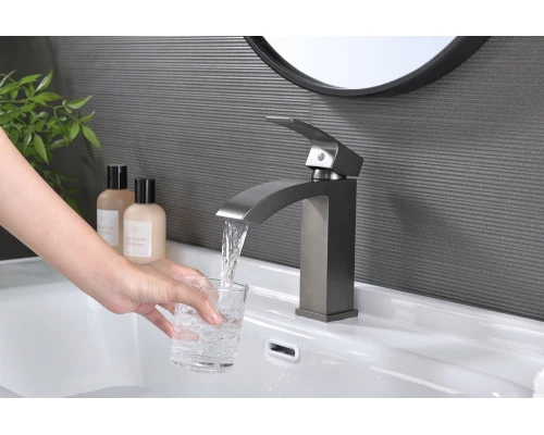 44111-Q Смеситель од. для раковины (ГРАФИТ) GANZER (10/1шт)