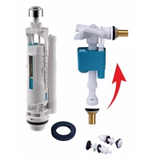 Арматура для бачка унитаза с клапаном 1/2 Ganzer GZ8489