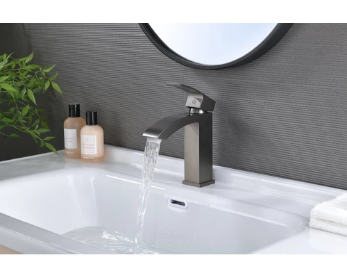 44111-Q Смеситель од. для раковины (ГРАФИТ) GANZER (10/1шт)