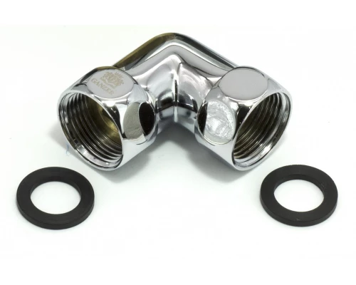 Угловое соединение полотенцесушителя (пара) 1г-3/4г Ganzer GZ54LF