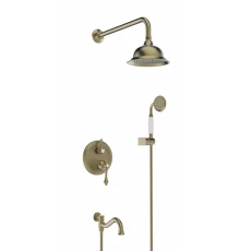 Душевая система скрытого монтажа Ganzer GZ77065-D Бронза