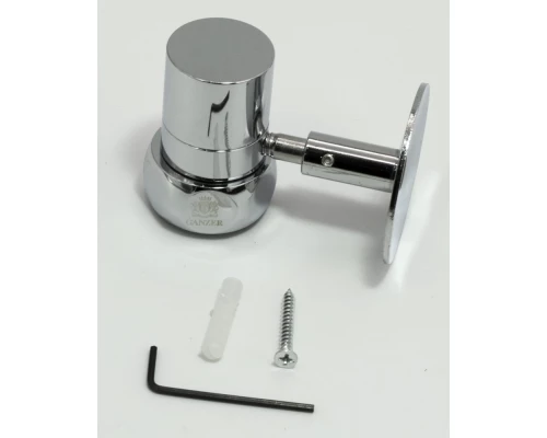 Заглушка для полотенцесушителя с краном маевского и крепежом 1"(пара) Ganzer GZ5100