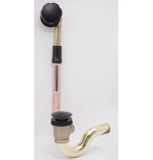 Обвязка для ванны Ganzer GZ1177-C (A-1C) черный автоматический слив-перелив