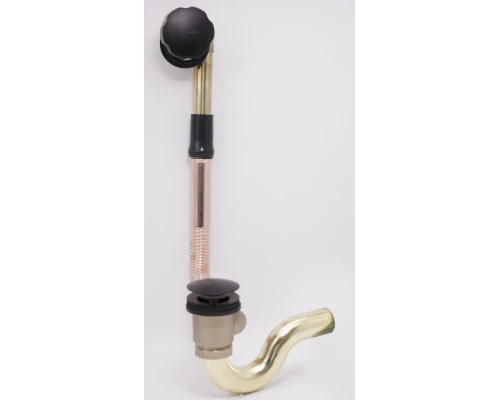 Обвязка для ванны Ganzer GZ1177-C (A-1C) черный автоматический слив-перелив