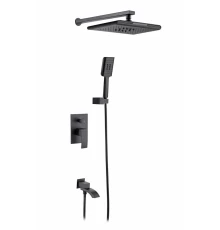 Встраиваемая душевая система 3-я функциями Ganzer GZ44065-C черный