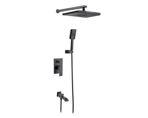 Встраиваемая душевая система 3-я функциями Ganzer GZ44065-C черный