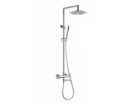 Душевой комплект с тропическим душем и термостатом из латуни Ganzer GZ19170 хром