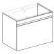 Тумба белый глянец 78,8 см Geberit Renova Plan 869580000