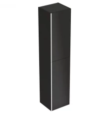 Пенал подвесной черный глянец/черный матовый L/R Geberit Acanto 500.619.16.1