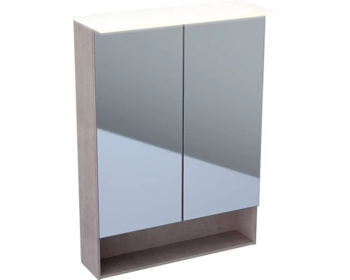 Зеркальный шкаф 59,5x83 см дуб мистик Geberit Acanto 500.644.00.2