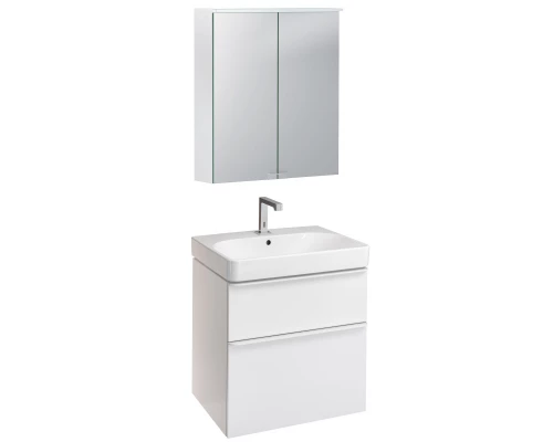 Комплект мебели белый глянец 60 см Geberit Smyle Square 529.352.00.6