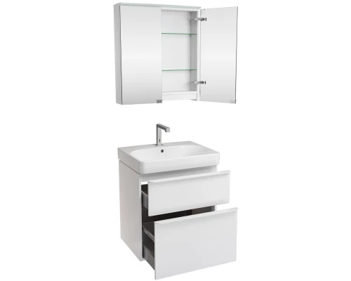 500.273.00.1 Option BASIC Зеркальный шкафчик с подсветкой 600х675х140 мм