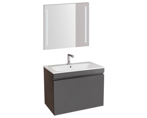 Комплект мебели темно-серый матовый 80 см Geberit Renova Plan 529.916.JK.8