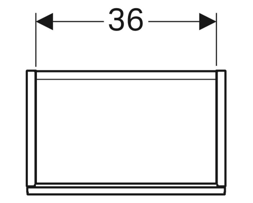 Тумба песочный глянец/песочный матовый 39,5 см Geberit Acanto 500.607.JL.2