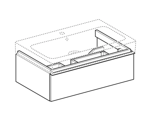 Тумба натуральный дуб 74 см Geberit iCon 841277000