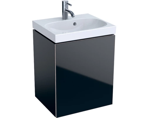 Тумба черный глянец/черный матовый 44,5 см Geberit Acanto 500.608.16.1