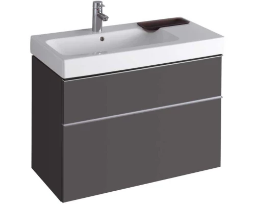 Тумба темно-серый матовый 89 см Geberit iCon 841391000
