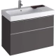 Тумба темно-серый матовый 89 см Geberit iCon 841391000