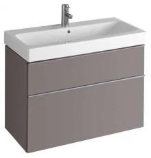 Тумба платина глянец 89 см Geberit iCon 840392000