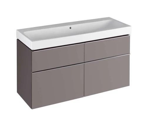 Тумба платина глянец 119 см Geberit iCon 840422000