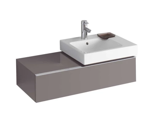 Тумба платина глянец 89 см Geberit iCon 840592000