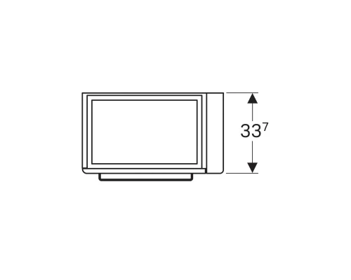 Тумба белый глянец/белый матовый 59 см Geberit Renova Compact 862065000