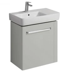 Тумба светло-серый глянец/светло-серый матовый 59 см Geberit Renova Compact 862066000